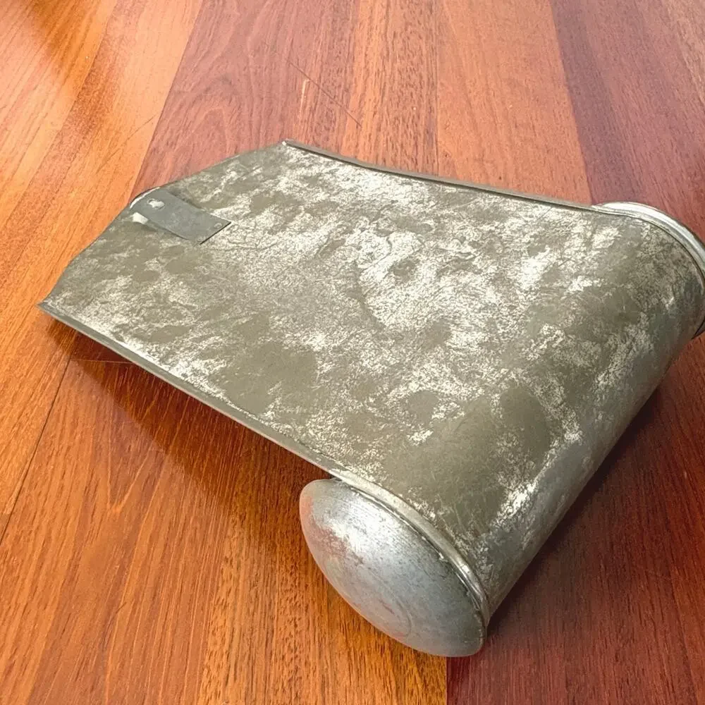 Vintage Metal Match Holder Wall Mount Fireplace Rustic Farmhouse Decor